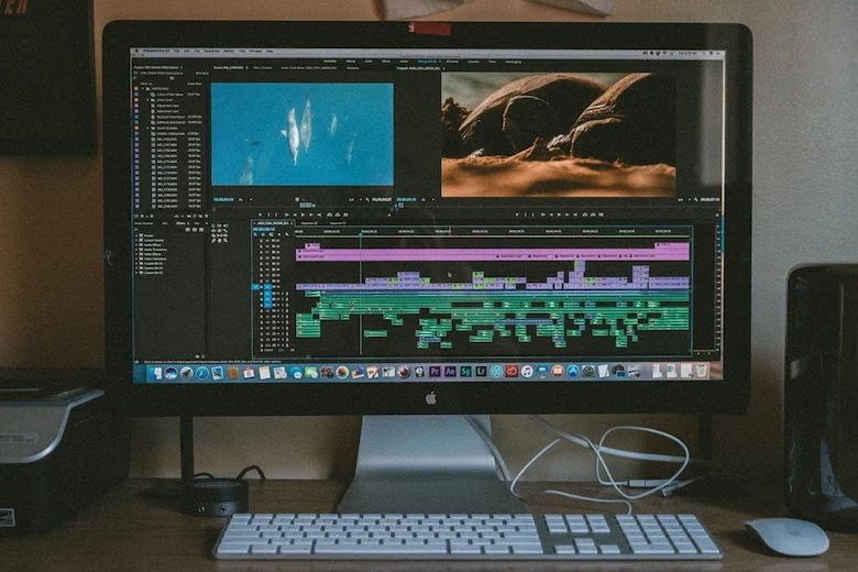 تصویری از نرم افزار ادوبی پریمیر - a picture of Adobe Premiere