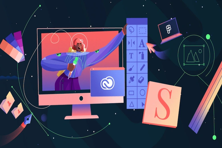 تصویری از چگونه به یک طراح گرافیک حرفه‌ای تبدیل شویم - a picture of How to become professional graphic designer